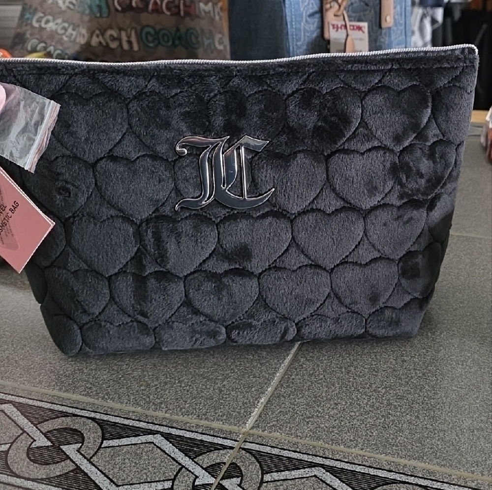 Juicy Couture Gray Heart Travel Bag